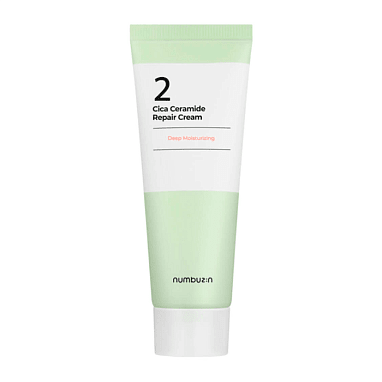 NUMBUZIN ВОССТАНАВЛИВАЮЩИЙ КРЕМ С ЦЕРАМИДАМИ И ЦЕНТЕЛЛОЙ №2 CICA CERAMIDE REPAIR CREAM